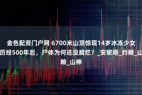 金色配资门户网 6700米山顶惊现14岁冰冻少女，历经500年后，尸体为何还没腐烂？_安妮塔_约翰_山神